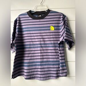 THE NORTH FACE Stripe Short-sleeve T-shirt purple/blue
